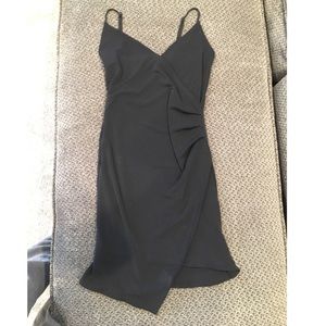 Black strapped dress